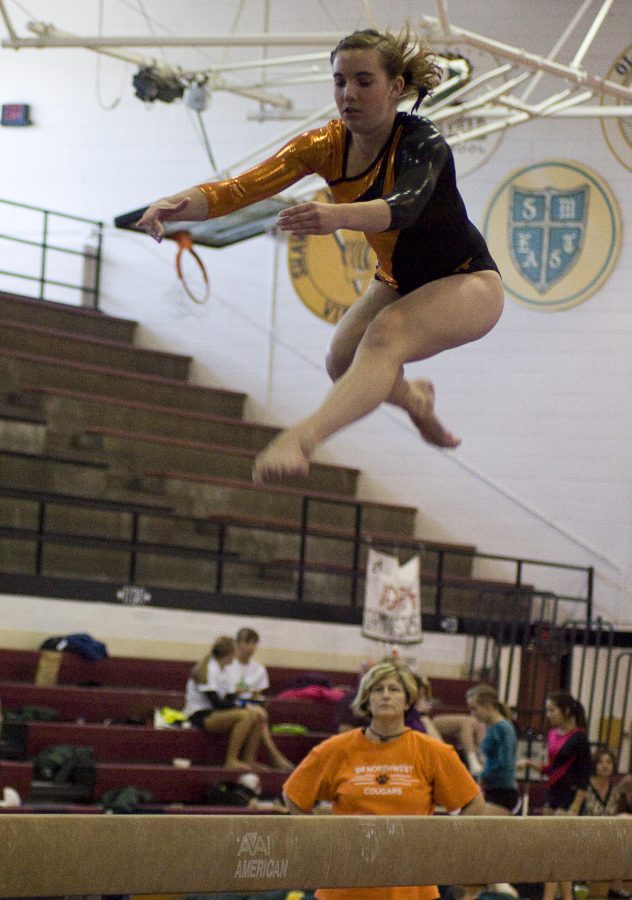 Mary Graves at a previous gymnastics meet.