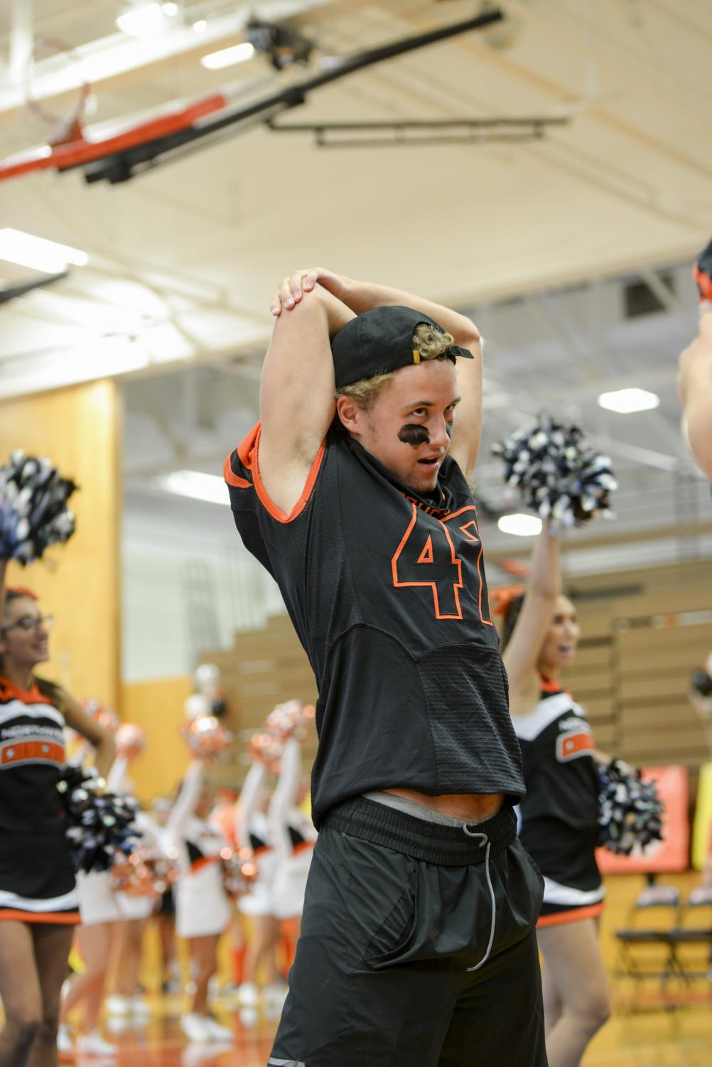 Students Gather Together for Bonfire