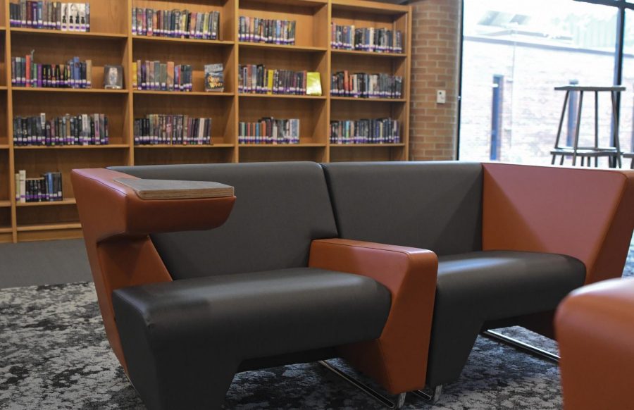 The newly renovated library will soon be open for business