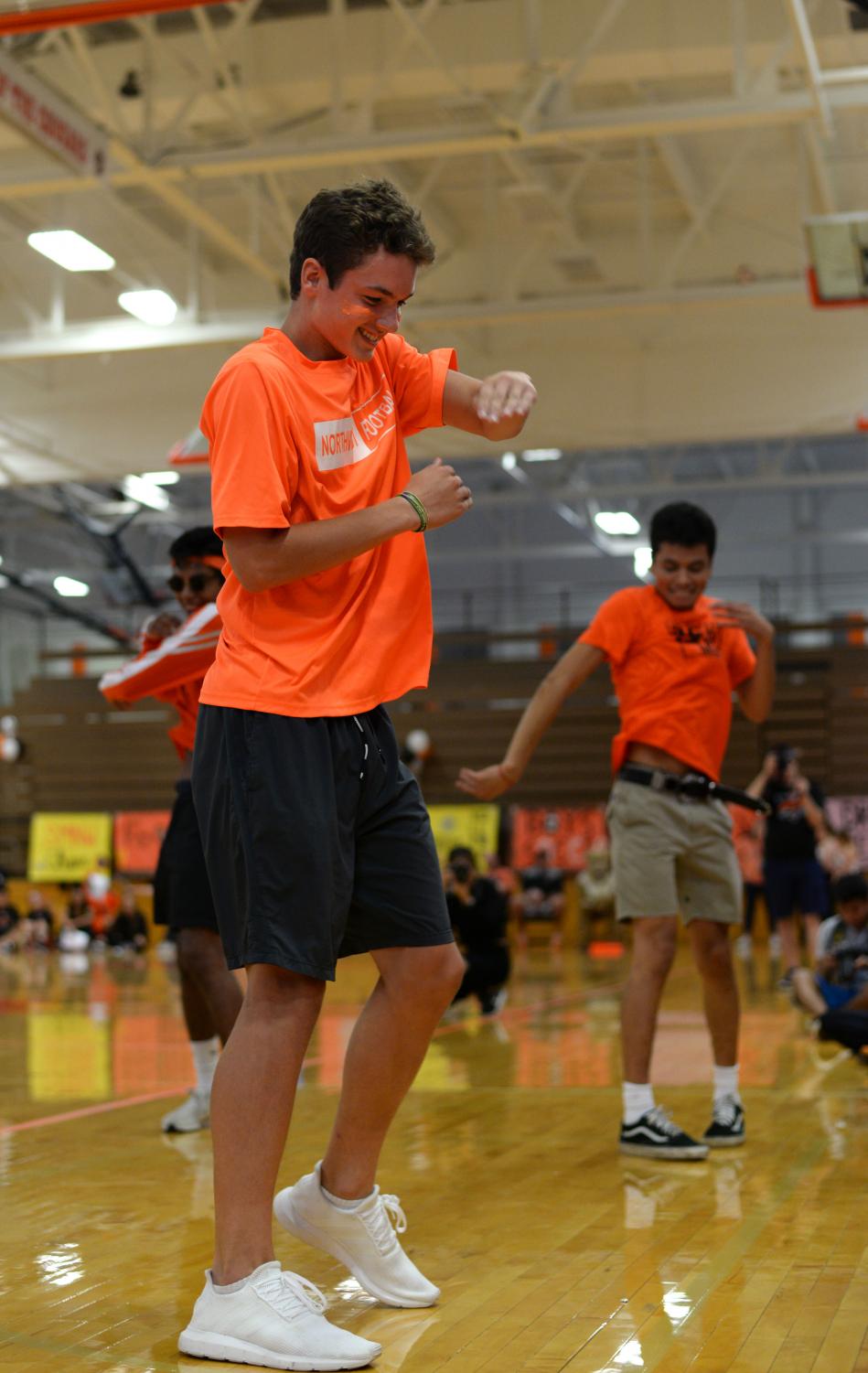 Students Gather Together for Bonfire