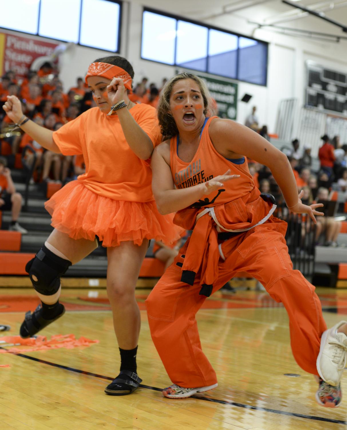 Students Gather Together for Bonfire