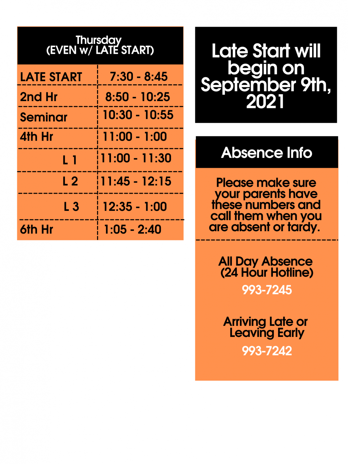 SMNW – HS Bell Schedule 2021-2022 – SMNW