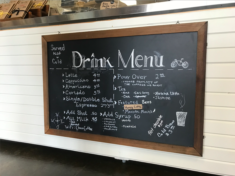 Maps Chocolate and Coffee