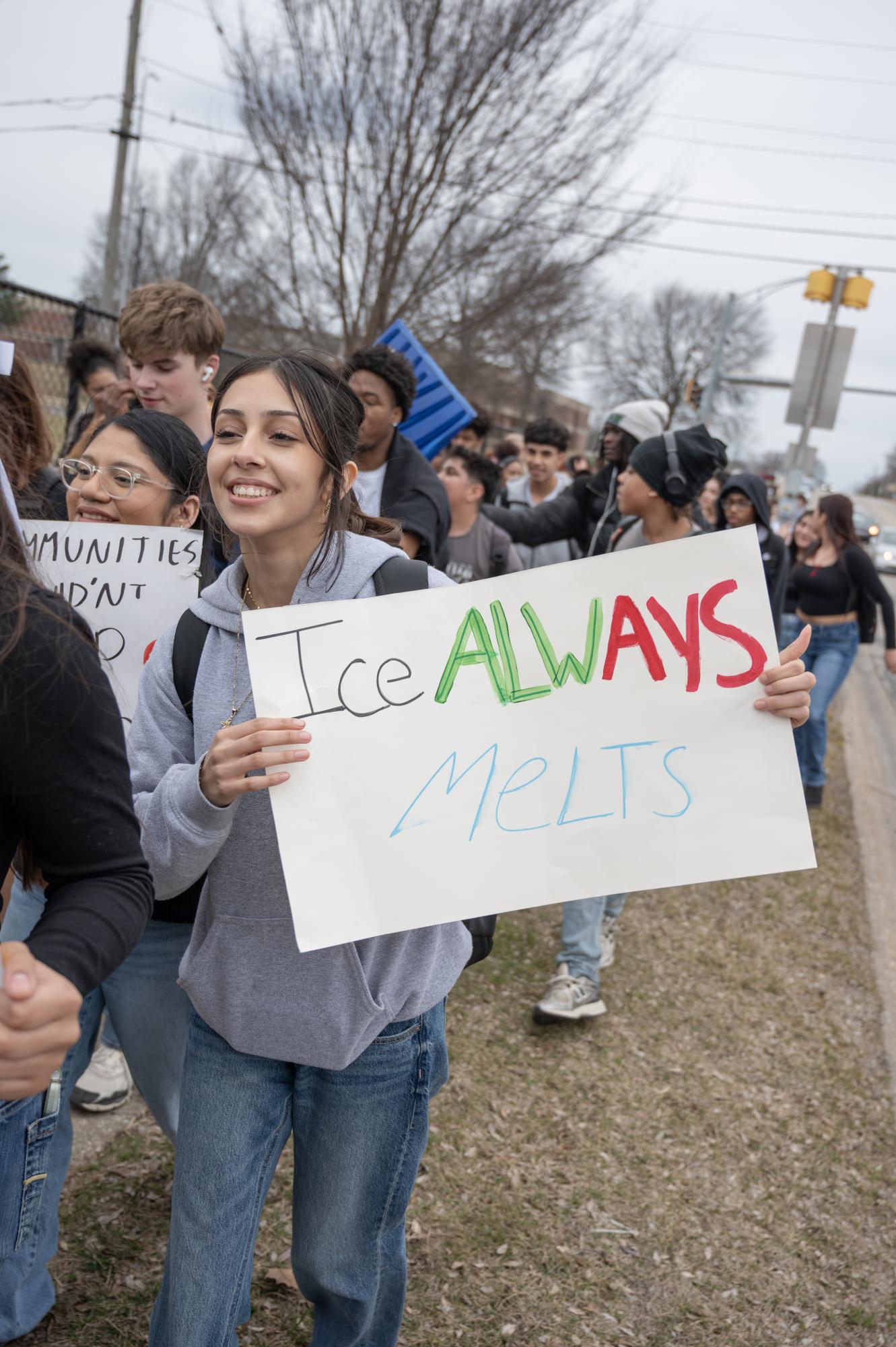 NW Students Walkout Midday to Protest Local ICE Raids